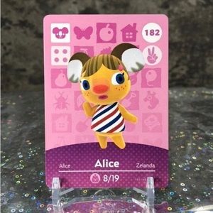 Alice #182 Animal Crossing Amiibo Card